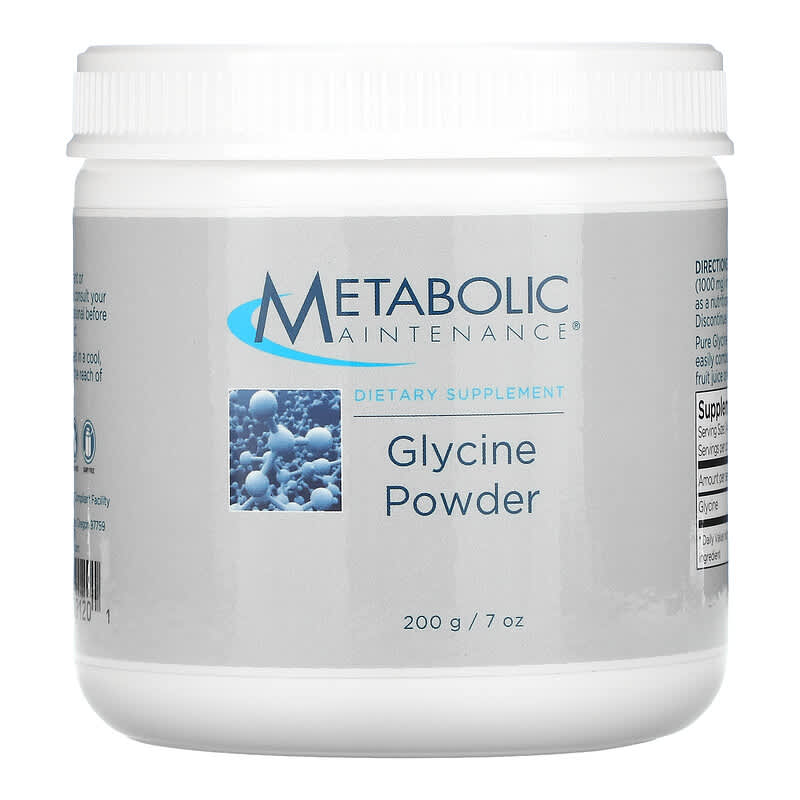 Metabolic Maintenance Glycine Powder 7 oz (200 g) 838287001201
