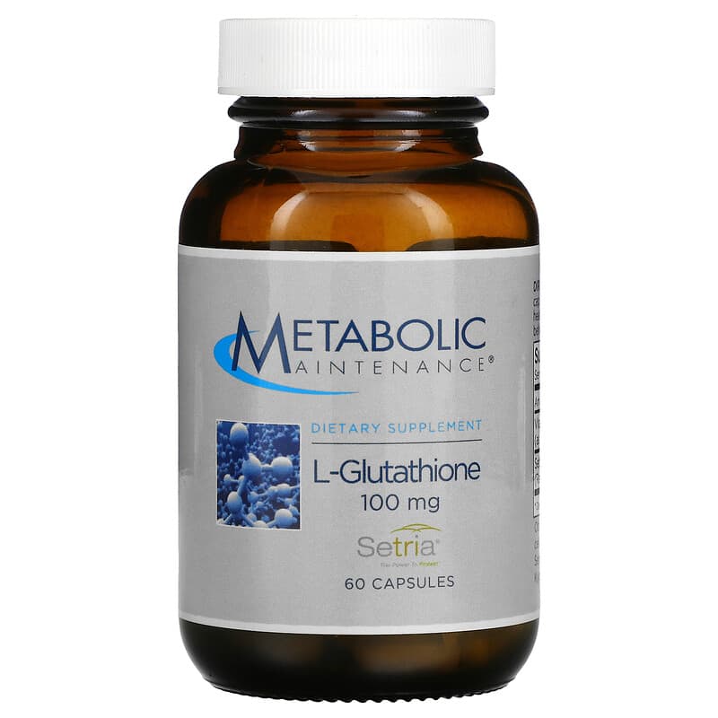 Metabolic Maintenance L-Glutathione 100 mg 60 Capsules 838287001348