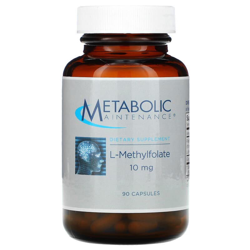 Metabolic Maintenance L-Methylfolate 10 mg 90 Capsules 838287005193
