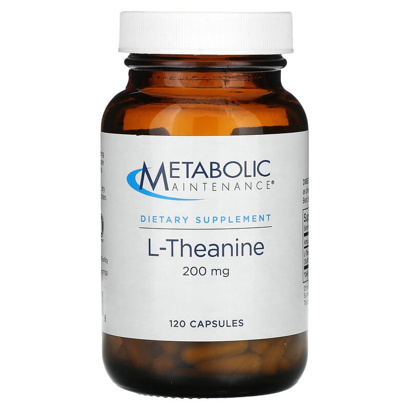 Metabolic Maintenance L-Theanine 200 mg 120 Capsules 838287001478