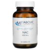 Metabolic Maintenance NAC 600 mg 60 Capsules 838287001508