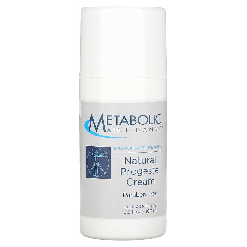 Metabolic Maintenance Natural Progeste Cream 3.5 fl oz (100 ml) 838287006435