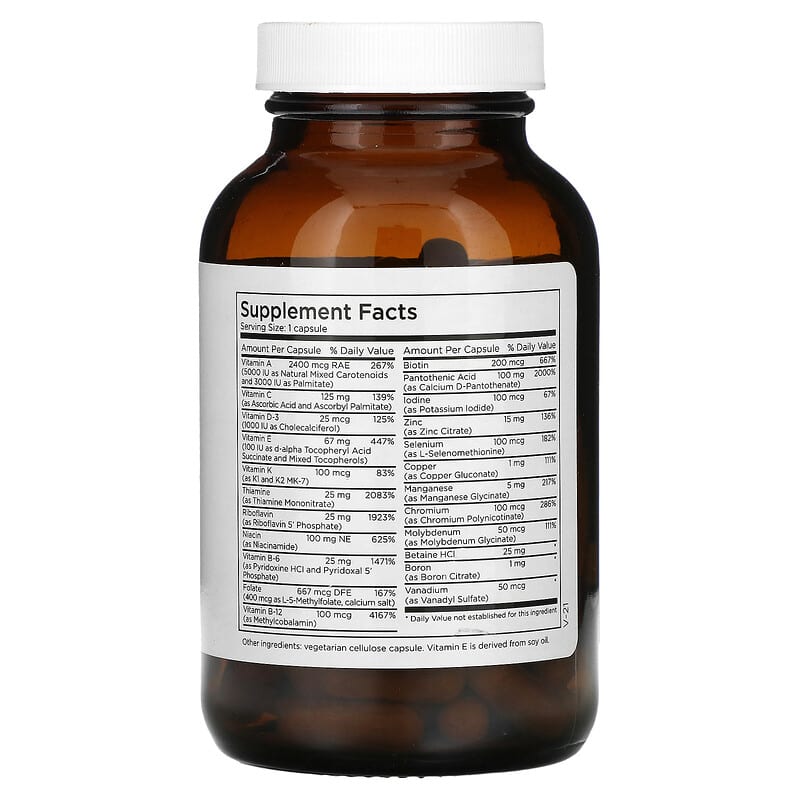 Metabolic Maintenance, The Big One without Iron Multivitamin, 90 Capsules 838287005209