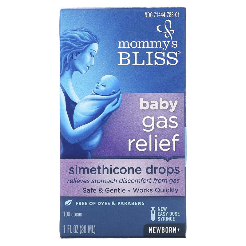 Mommy's Bliss Baby Gas Relief Simethicone Drops Newborn+ 1 fl oz (30 ml) 679234058035