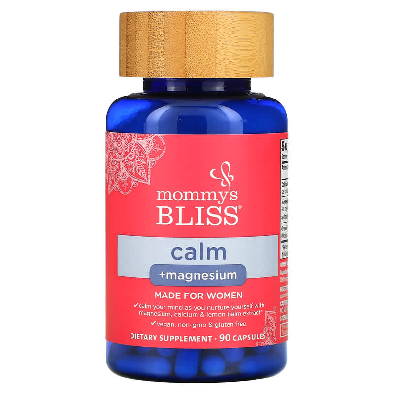 Mommy's Bliss Calm + Magnesium For Women 90 Capsules 679234106255