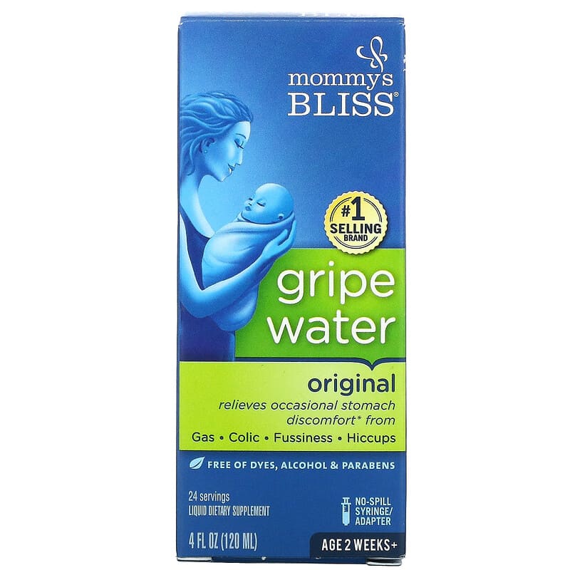 Mommy's Bliss Gripe Water Original Age 2 Weeks+ 4 fl oz (120 ml) 679234052996
