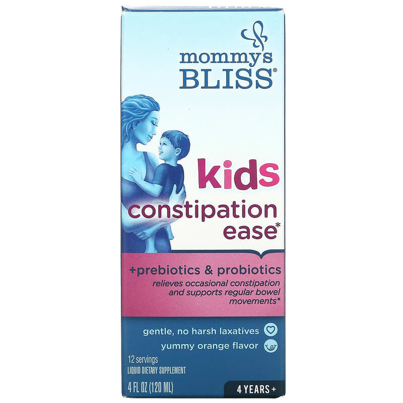 Mommy's Bliss Kids Constipation Ease 4 Years+ Orange 4 fl oz (120 ml) 679234075230