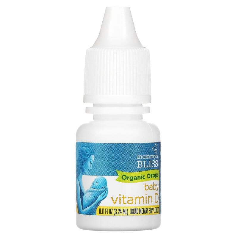 Mommy's Bliss, Vitamin D, Organic Drops, Newborn +, 0.11 fl oz (3.24 ml) 679234056024