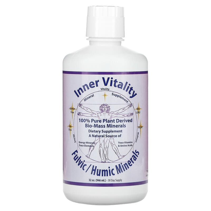 Morningstar Minerals Inner Vitality Fulvic/Humic Minerals 32 oz (946 ml) 819237009539