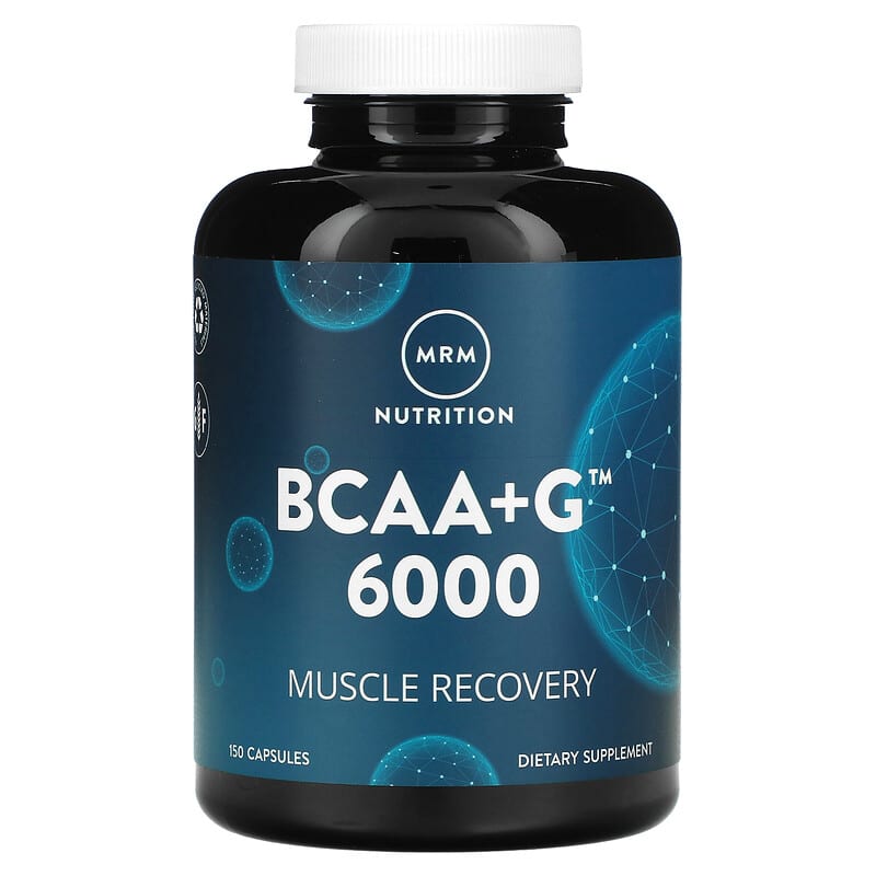 MRM Nutrition BCAA+G 6000 150 Capsules 609492710284