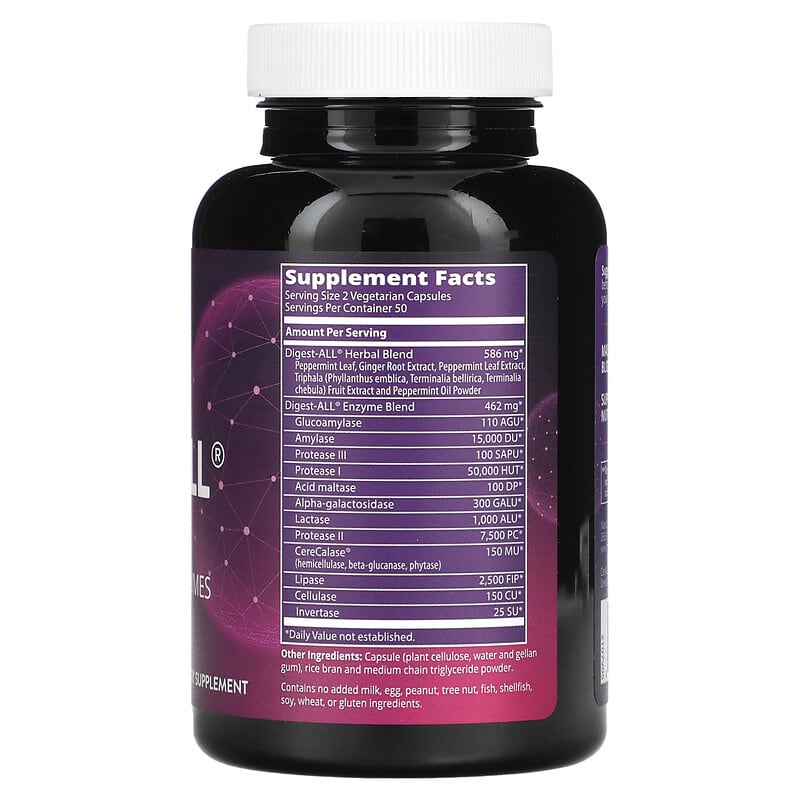 MRM Nutrition, Digest-ALL, 100 Capsules 609492310132