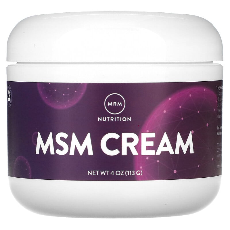 MRM Nutrition MSM Cream 4 oz (113 g) 609492220035