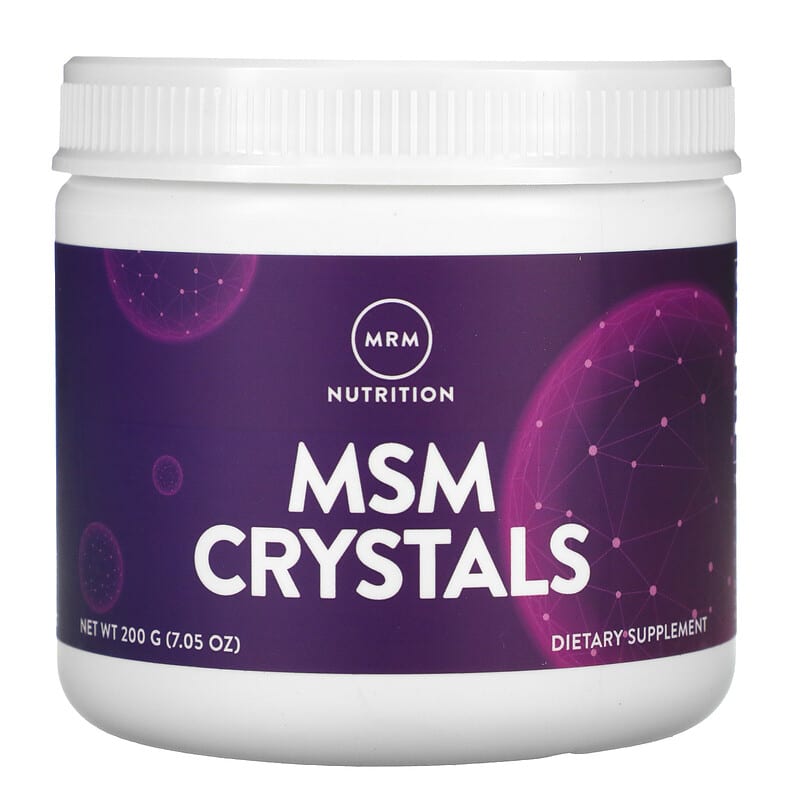MRM Nutrition MSM Crystals 1,000 mg 7.05 oz (200 g) 609492220028