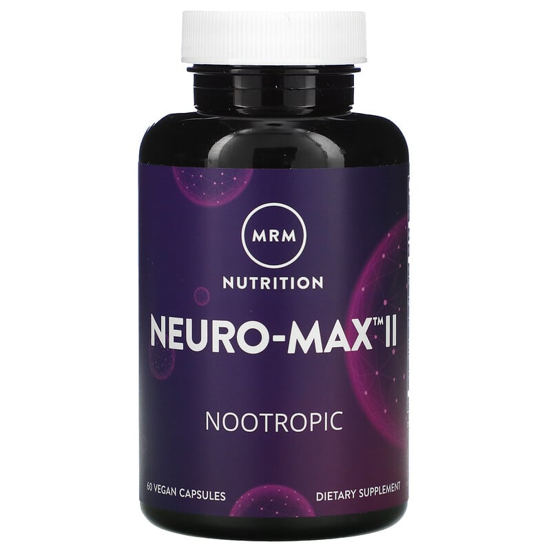 MRM Nutrition Neuro-Max II 60 Vegan Capsules 609492560025