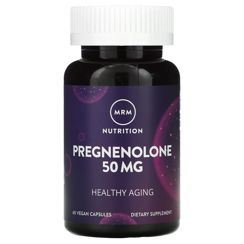 MRM Nutrition Pregnenolone 50 mg 60 Vegan Capsules 609492510068