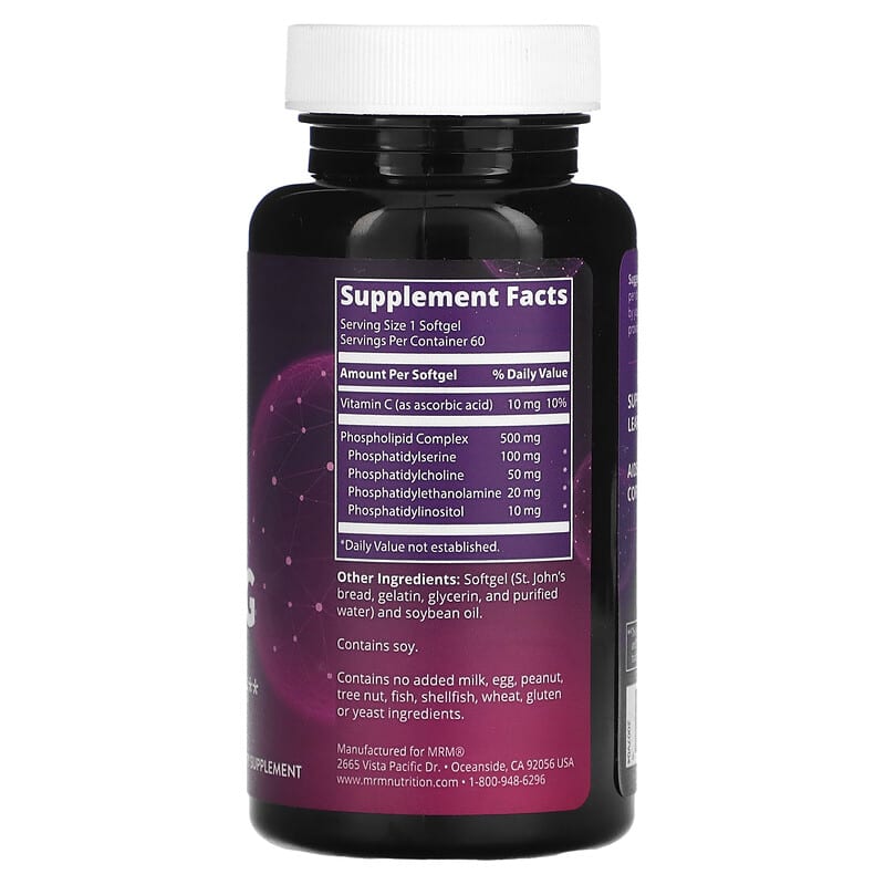 MRM Nutrition, PS, 100 mg, 60 Softgels 609492560100