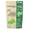 MRM Nutrition Raw Organic Green Banana Powder 8.5 oz (240 g) 609492800220