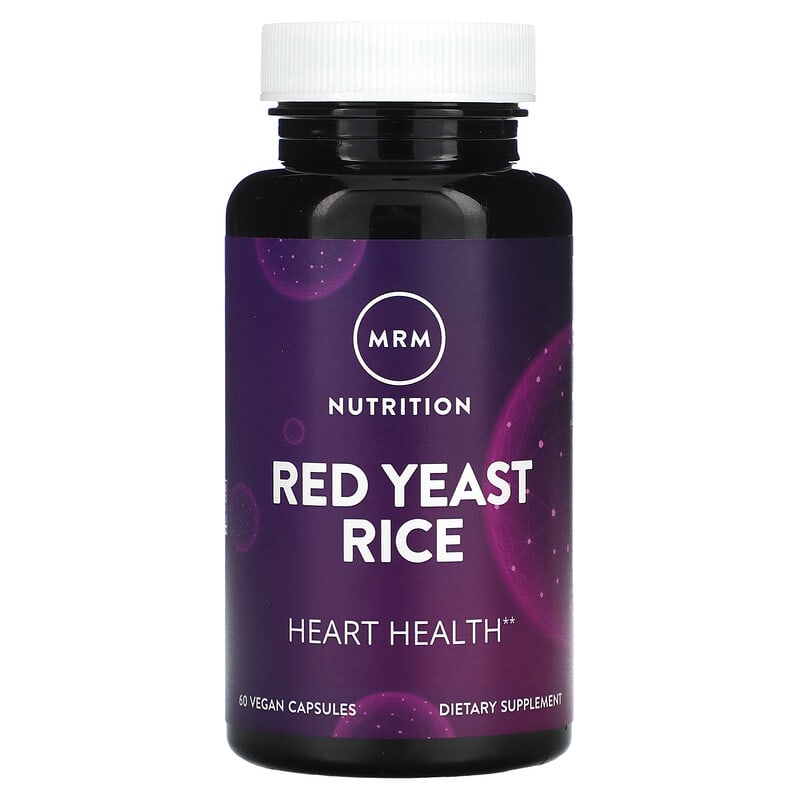 MRM Nutrition Red Yeast Rice 60 Vegan Capsules 609492550187