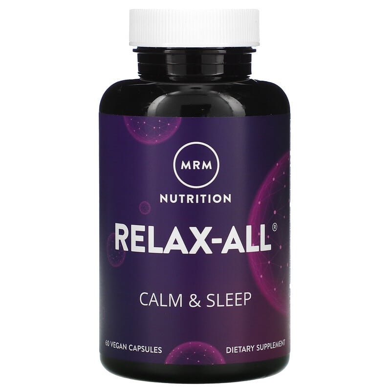 MRM Nutrition Relax-All Calm & Sleep 60 Vegan Capsules 609492310170