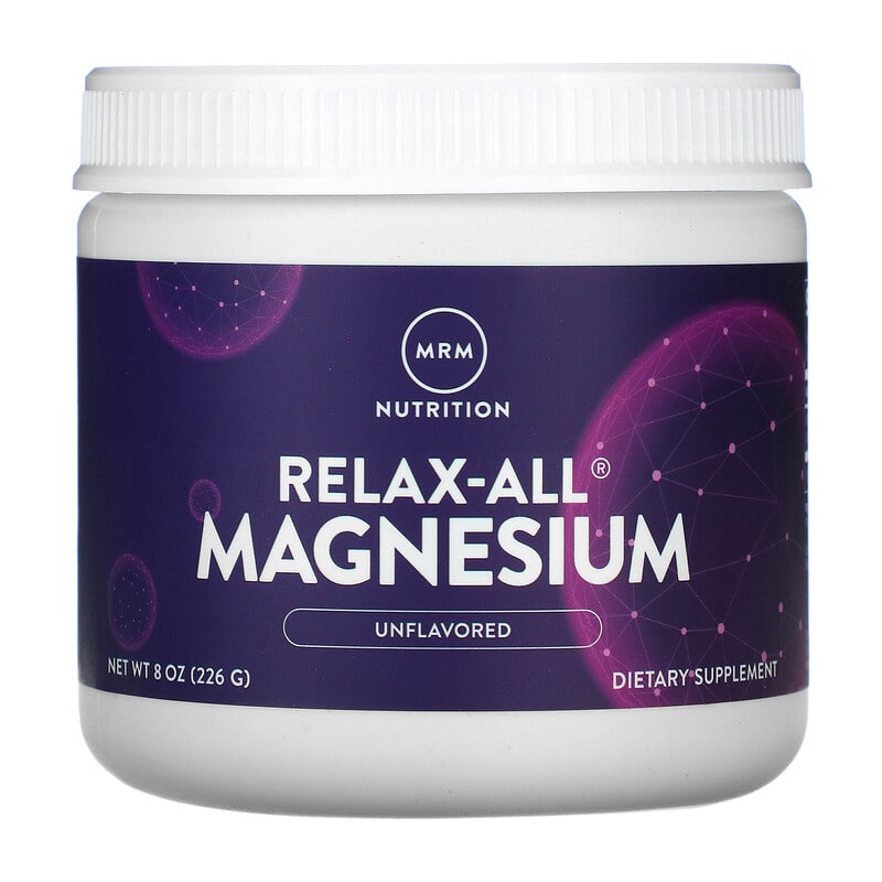 MRM Nutrition Relax-All Magnesium Unflavored 8 oz (226 g) 609492300508