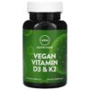 MRM Nutrition Vegan Vitamin D3 & K2 60 Vegan Capsules 609492231079