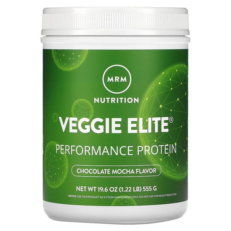 MRM Nutrition Veggie Elite Performance Protein Chocolate Mocha 1.22 lb (555 g) 609492722669