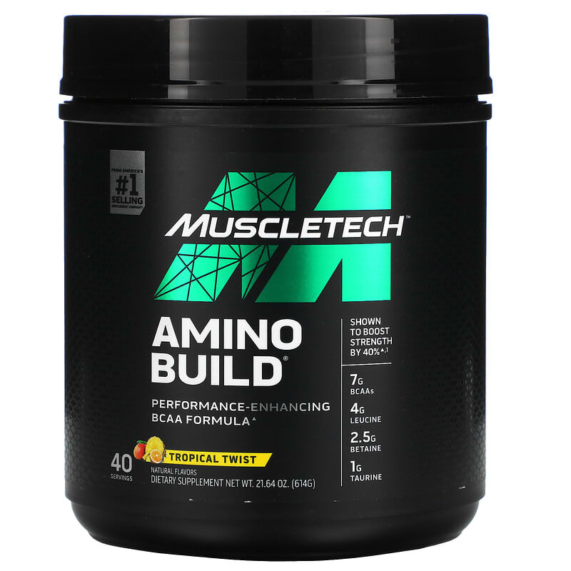 MuscleTech Amino Build Tropical Twist 21.64 oz (614 g) 631656715804