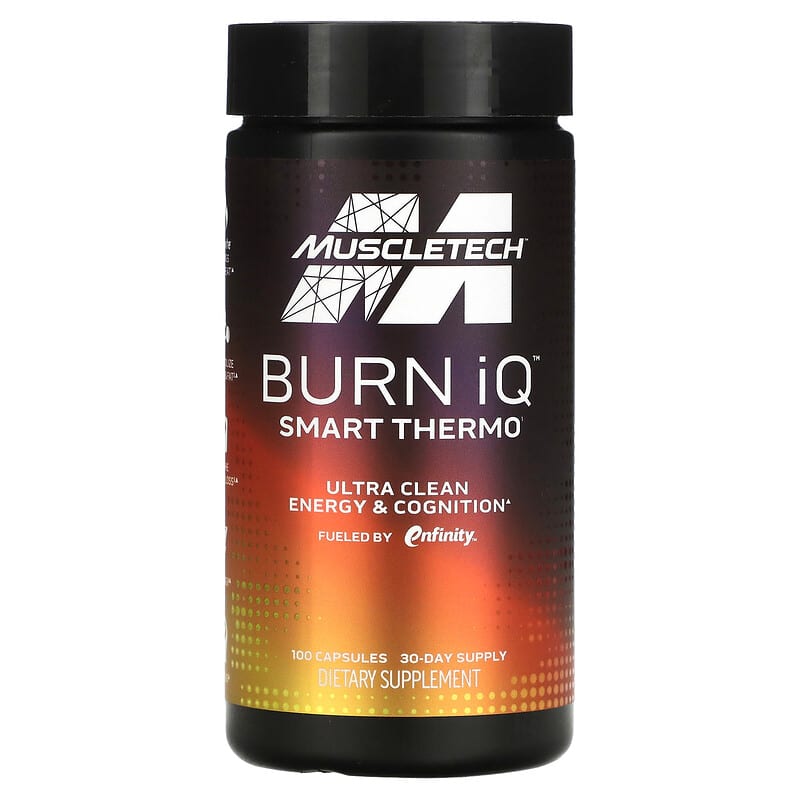 MuscleTech Burn iQ Smart Thermo 100 Capsules 631656610581
