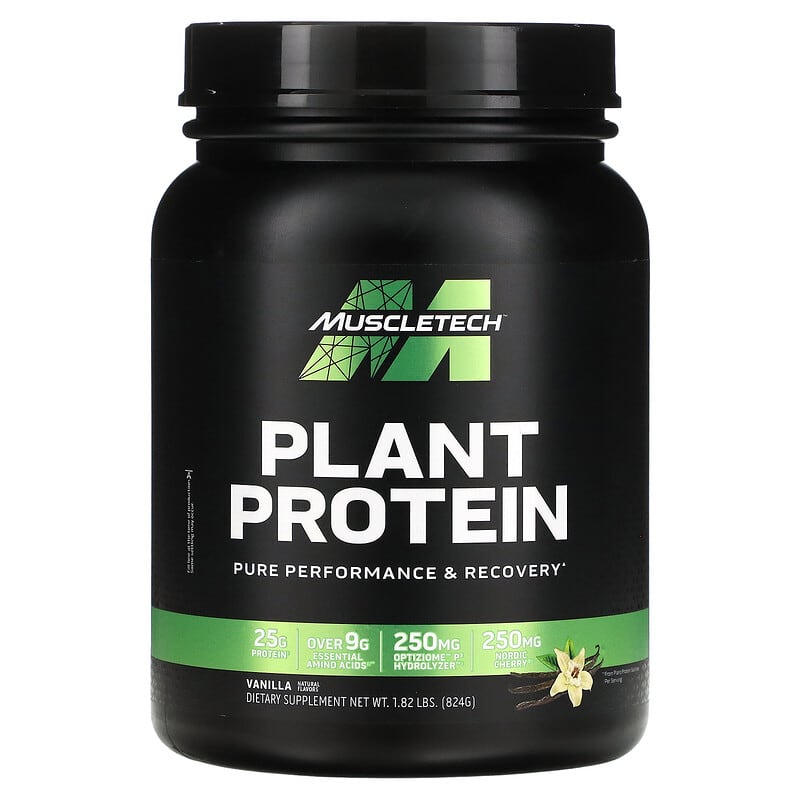MuscleTech Plant Protein Vanilla 1.82 lbs (824 g) 631656716801