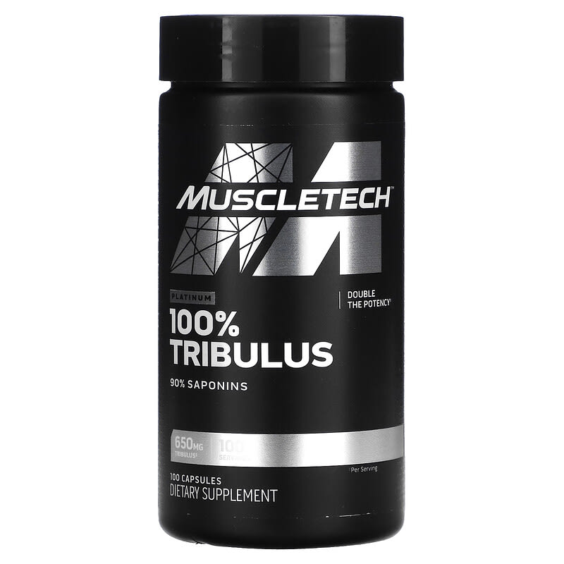 MuscleTech Platinum 100% Tribulus 650 mg 100 Capsules 631656203189
