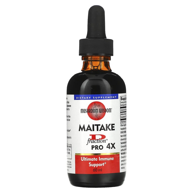 Mushroom Wisdom Maitake D-Fraction Pro 4X 60 ml 791014107211