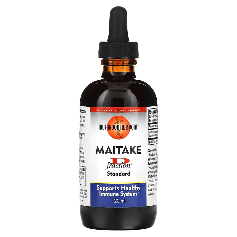 Mushroom Wisdom Maitake D-Fraction Standard 120 ml 791014104210