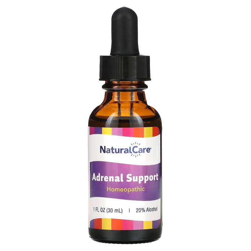 NatraBio, Adrenal Support Liquid Drops, 1 fl oz (30 ml) 371401101017