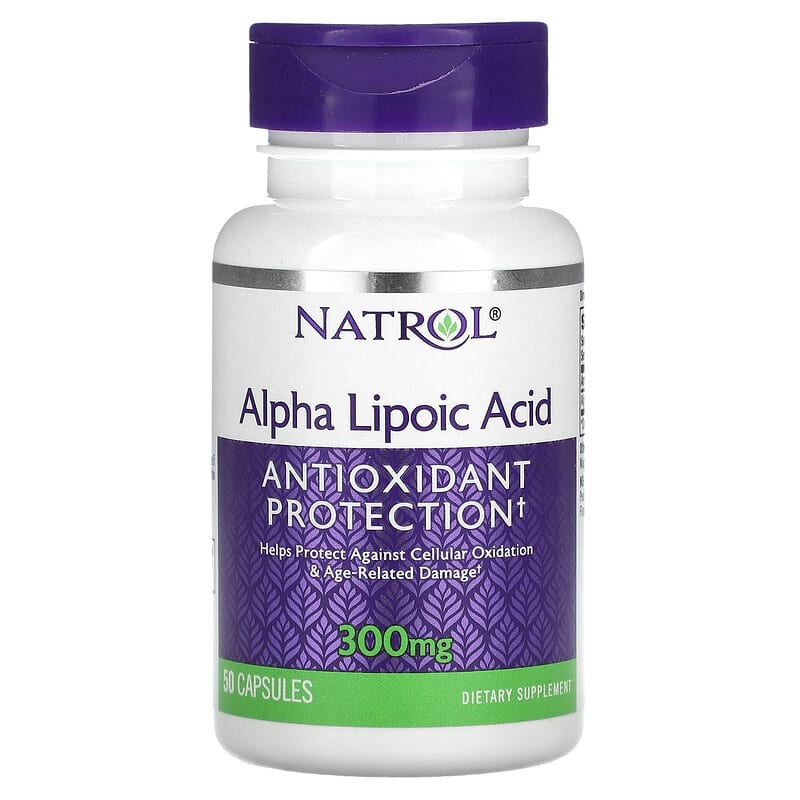 Natrol Alpha Lipoic Acid 300 mg 50 Capsules 47469003128
