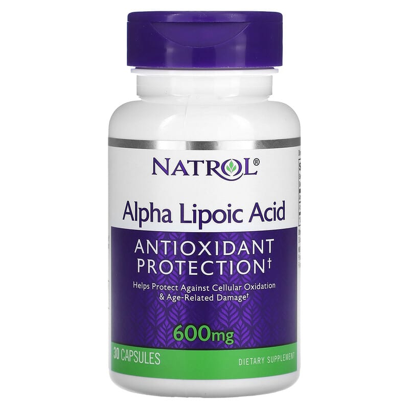 Natrol Alpha Lipoic Acid 600 mg 30 Capsules 47469044725