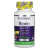 Natrol Biotin Fast Dissolve Maximum Strength Strawberry 10,000 mcg 60 Tablets 47469068851