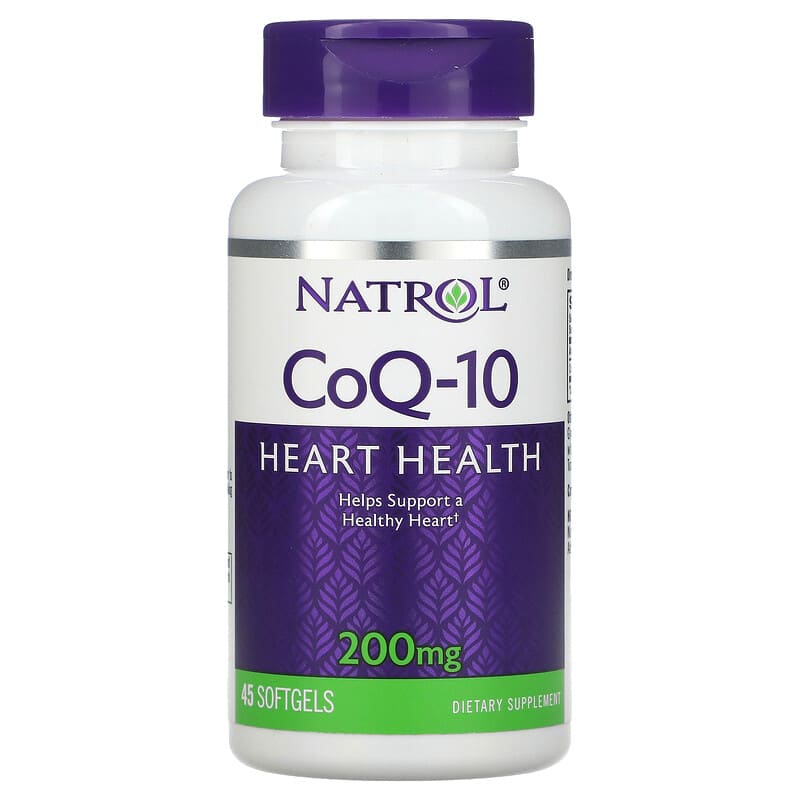 Natrol CoQ-10 200 mg 45 Softgels 47469042615