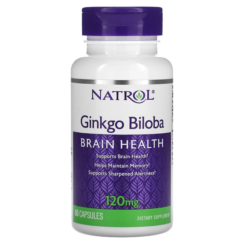 Natrol Ginkgo Biloba 120 mg 60 Capsules 47469007683