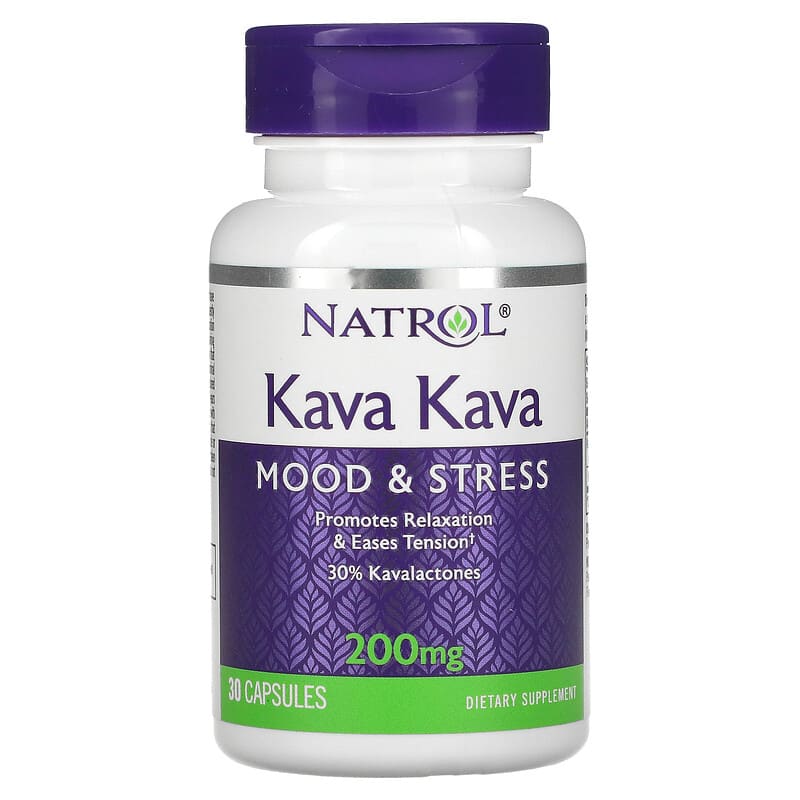Natrol Kava Kava 200 mg 30 Capsules 47469009496
