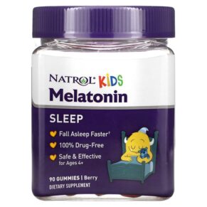 Natrol Kids Melatonin Ages 4+ Berry 90 Gummies 47469075309