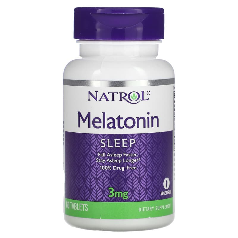 Natrol Melatonin 3 mg 60 Tablets 47469005108