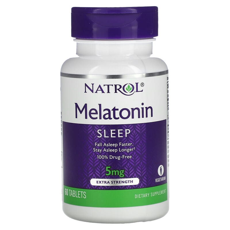 Natrol Melatonin Extra Strength 5 mg 60 Tablets 47469044626