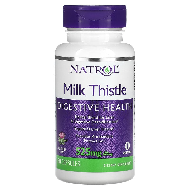 Natrol Milk Thistle 262.5 mg 60 Capsules 47469052386