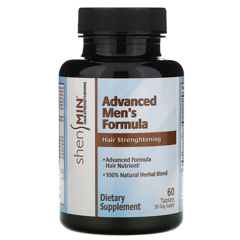 Natrol, Shen Min, Advanced Men's Hair Strengthening Formula, 60 Tablets 733530230004