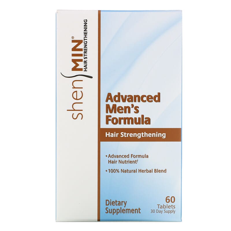 Natrol Shen Min Advanced Men's Hair Strengthening Formula 60 Tablets 733530230004