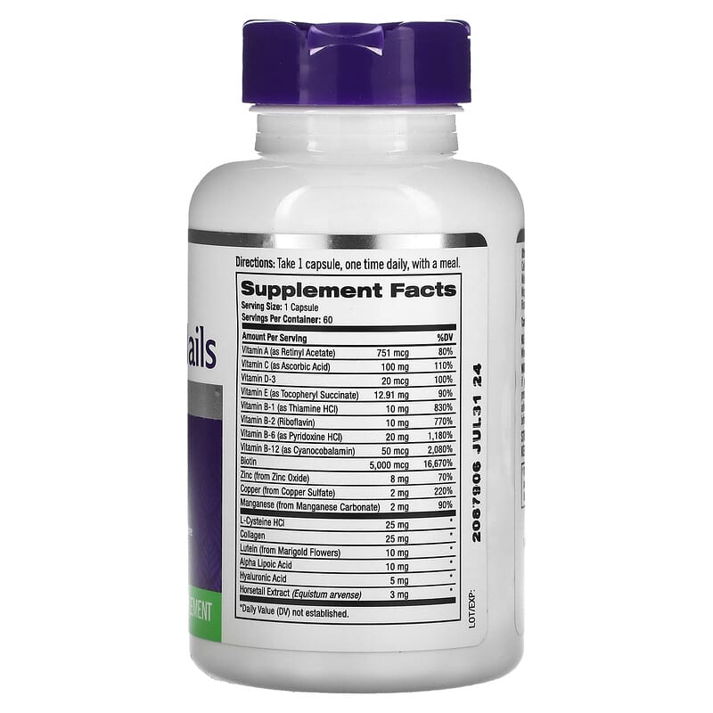 Natrol, Skin, Hair & Nails, Advanced Beauty, 60 Capsules 47469071400