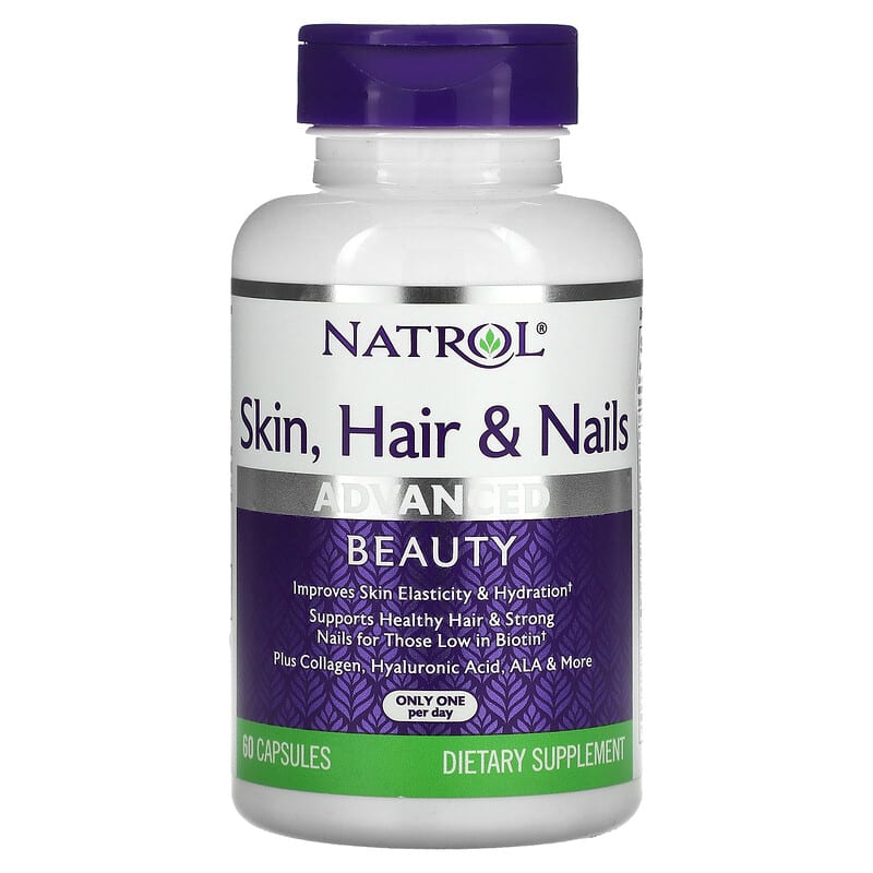 Natrol Skin Hair & Nails Advanced Beauty 60 Capsules 47469071400