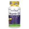 Natrol Vitamin D3 Bone & Joint Health Strawberry 5,000 IU 90 Tablets 47469058913