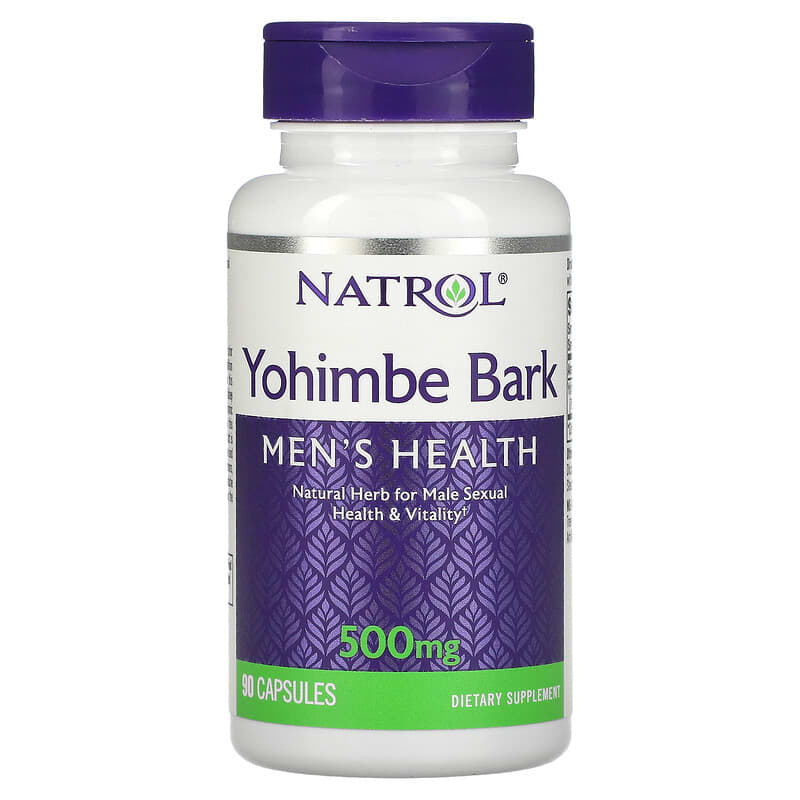 Natrol Yohimbe Bark 500 mg 90 Capsules 47469022761