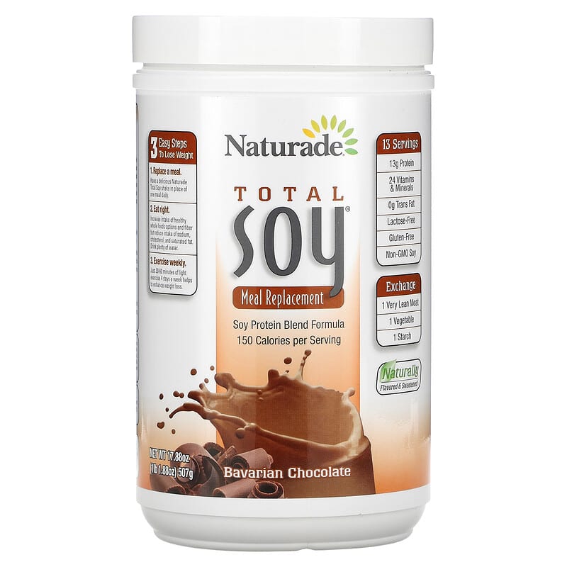 Naturade Total Soy Meal Replacement Bavarian Chocolate 17.88 oz (507 g) 79911023019
